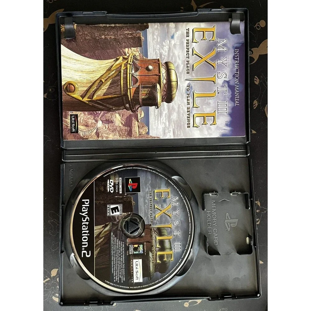Myst III 3: Exile Sony PlayStation 2 PS2 CIB 2002 Ubisoft With Manual
